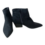 Alfani  Womens Black Faux Almond Toe Ankle Boot, Size 9.5 Photo 1