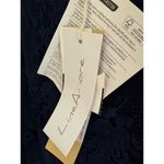 Linea Raffaelli NWT Lace Evening/Cocktail Dress w/Jacket in Navy Size IT 44/US 8 Blue Photo 13