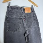 Levi's Levi’s Black 512 Slim Fit Taper Leg Vintage Jeans 1990’s Size 9 Junior Photo 9