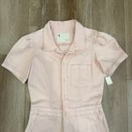 Pilcro NWT  Anthropologie The Kit Utility Romper in Pink Rose Size 12 OB1892176 Photo 6