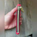 Victoria's Secret  Women’s Vintage Red Coin Purse‎ Mini Zip Wallet Photo 5