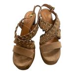 See By Chloe Suede Slingback Sandals Platforms 42 Photo 5