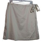 Brooks Brothers Casual Khaki Women's Wrap Skirt Travel Vacation Size 14 Photo 0