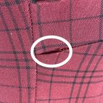 Bishop and Young Ellie Burgundy & Black Plaid Mini Dress Photo 4