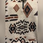Zaful  Western Aztec Print pullover Sherpa sweater size Medium CabinCore Boho Photo 6