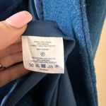 Lands' End  Blue/Teal Boiled Wool Blend Women's Peacoat 12T Photo 3