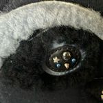 Coach : Navy Blue sweatshirt- Raccoon Design- Leather & Shearling- XS Photo 8