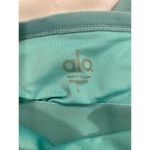 Alo Sleeveless Crisscross Back Pullover Yoga Tank Top Green Women's Size Large Photo 7