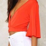 Nasty Gal Wrap Crop Top Photo 1