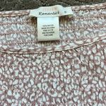 Urban Romantics Pink Leapord Ruched Long sleeve Photo 1