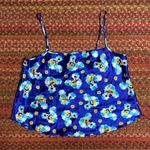 Disney VTG MICKEY MOUSE  SATIN CAMI CROP TOP Photo 0