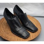Franco Sarto Black Side Zip Shoes 2" heel Brazil Woman's Size 7.5M Photo 0