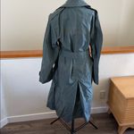Women's or men’s army Green Trench Coat size 36R Photo 8