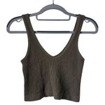 Urban Outfitters  Gray Ribbed Tank Top - Large Photo 0