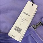 Juicy Couture NWT  purple velour cardigan size small Photo 3