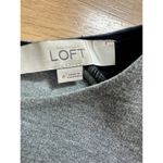 Loft  Size 4 Two-Tone Short‎ Sleeve Dress Colorblock Grey Black Photo 2