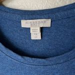 Burberry  Brit blue checkered cuff t shirt Photo 6