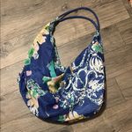 Stylish Blue and Green Hobo Bag with Spacious Design Photo 0