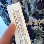 ZARA  Floral Print Pleated Romper‎ Long Sleeve Blue Green Size Large Photo 6