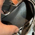 Cole Haan  zerogrand silver leather criss cross sandals women’s‎ size 7.5 casual Photo 9