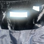 Amanda Smith Women’s Black Velvet Silk Blend Belted Shirt Jacket Dark Academia Photo 9