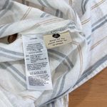 Madewell Linen-Cotton Princess-Seamed Midi Dress in Stripe Desert Dune Medium Photo 7