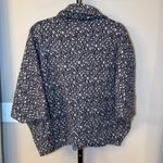 Habitat  Animal Print Sweater‎ Cowl Neck Size XS Gray Black Photo 2