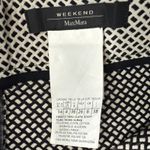 Max Mara Weekend Black White Printed Bow Belt Knee Length Pencil Skirt size 4 Photo 3