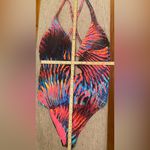 Bleu Rod Beattie NWT  Over the Shoulder X-Back One Piece Swimsuit Size 12 Photo 4