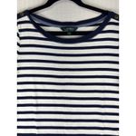 Ralph Lauren LAUREN  Crewneck Shirt XL Stripped Cotton Nautical Coastal Sailing Photo 1