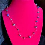 Delicate Lapis Choker | Necklace Blue Photo 0