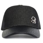 Bombshell sportswear  Denim Crocodile Hat! NWT Photo 3