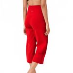 Lululemon Align Wide Leg Crop Legging Pants Red Women's Size 4 23" Inseam Photo 1
