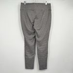 Nine West Womens Pull On Leggings Pants Brown Black Preppy Casual L Photo 2