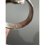 STERLING SILVER NATIVE AMERICAN NAVAJO 925 TURQUOISE & CORAL INLAY WRAP RING LB Blue Photo 13