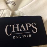 CHAPS Womens Sleeveless Polo Shirt Size Medium White New Photo 4