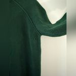 Jeanne pierre  Turtleneck Sweater Preppy Cotton Knit Dark Green Cozy Size S M Photo 3