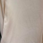 Ivory Cream Long Sleeved Semisheer Blouse Size M Photo 5