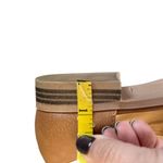 Roebuck & Co Womens Camel Tan Faux Leather Flats 8M Open Toe Sandals Neutral Size 8 Photo 9