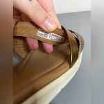 Ecco Women's Leather Felicia Sandal Wedge Cashmere/Bronze Size 41 EU/10-10.5 US Photo 7