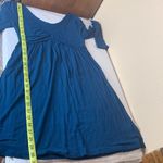 Forever 21  Teal Long Sleeve Baby Doll Dress Size Small Photo 8