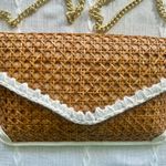 Lilly Pulitzer St. Barts Cane Clutch EUC Photo 2