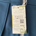 Halara  Mid Rise Front Zip Side Pocket Plain Mini Skirt Deep Prussian Blue Size M Photo 4