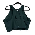 Athleta Conscious Crop Serene Top for D-DD Cups in Green - Size 3X Photo 3