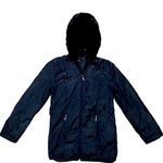 ZARA  Woman Faux Fur Hoodie Parka, Black, Size M Photo 0