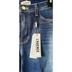 L'Agence El Matador French Slim Fit Fremont Gold Glitter Coated Jean Size 26 NEW Photo 6