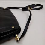 MCM  Black Leather Shoulder Bag EUC Photo 3