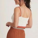 Marine layer  Caro Crochet Crop Tank Top Size Small Photo 1