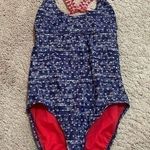 Mossimo Red White and Blue Stars and Stripes swimsuit size small Photo 0