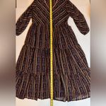 Anora Boho Peasant Maxi Dress L Floral Tiered Cottagecore India Multiple Size L Photo 6